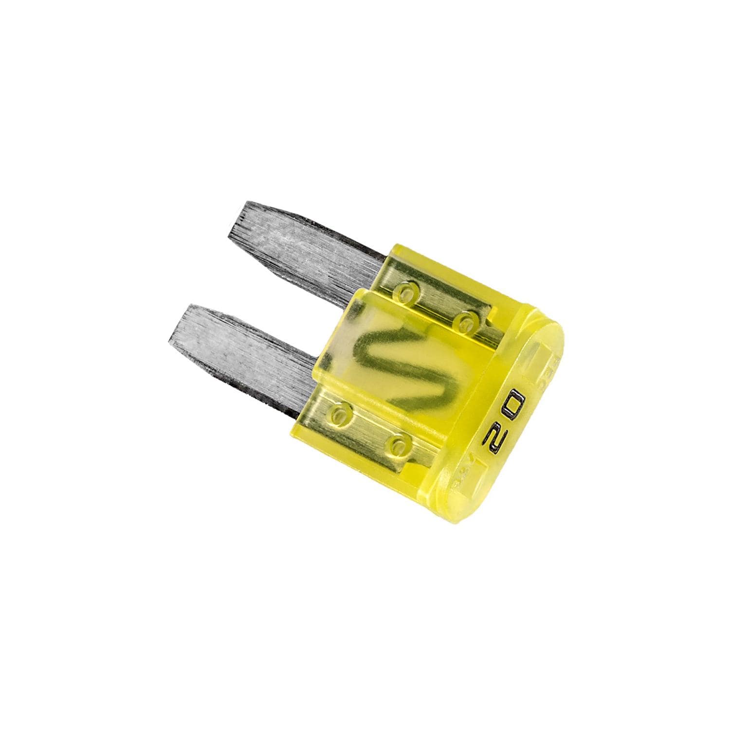 Auveco No. 21832 GM Micro-Fuse 20 Amp Yellow Color, Quantity - 5