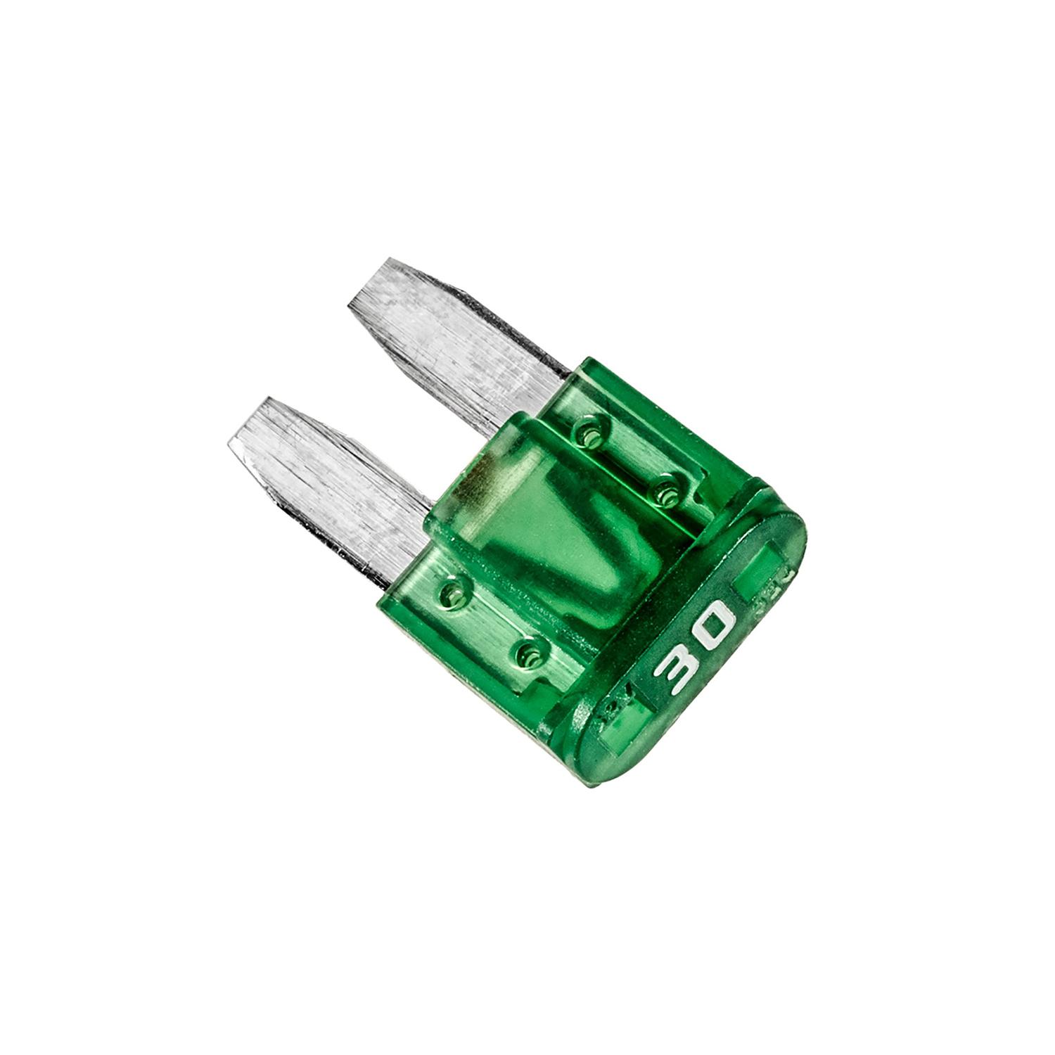 Auveco No. 21834 GM Micro-Fuse 30 Amp Green Color, Quantity - 5