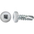 Auveco Item 22671 #8 X 1/2" Square Pan Self-Drilling Tek Zinc White Painted Head. Quantity 100