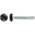 Auveco Item 22675 #8 X 1" Square Pan Self-Drilling Tek Zinc Black Painted Head. Quantity 100
