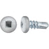 Auveco # 22686 #10 X 1/2" Square Pan Self-Drilling Tek Zinc White Painted Head. RV Screws. Qty 100.