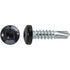 Auveco # 22687 #10 X 3/4" Square Pan Self-Drilling Tek Zinc Black Painted Head. RV Screws. Qty 100.