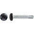 Auveco # 22690 #10 X 1" Square Pan Self-Drilling Tek Zinc Black Painted Head. RV Screws. Qty 100.