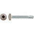 Auveco # 22694 #10 X 1-1/4" Square Pan Self-Drilling Tek Zinc Tan Painted Head. RV Screws. Qty 100.