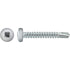 Auveco # 22695 #10 X 1-1/4" Square Pan Self-Drilling Tek Zinc White Painted Head. RV Screws. Qty 100.