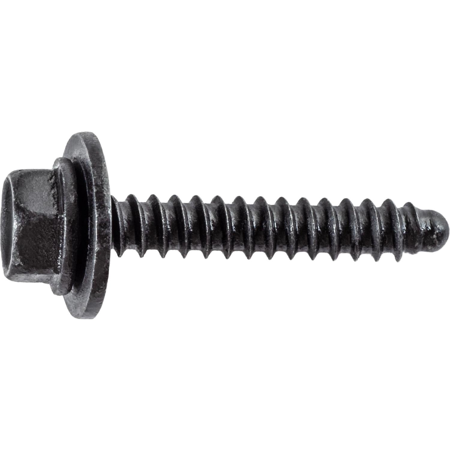 Auveco Item 22724 Hex Head Sems Tap Screw M4.2-1.41 X 25mm Black. Quantity 50