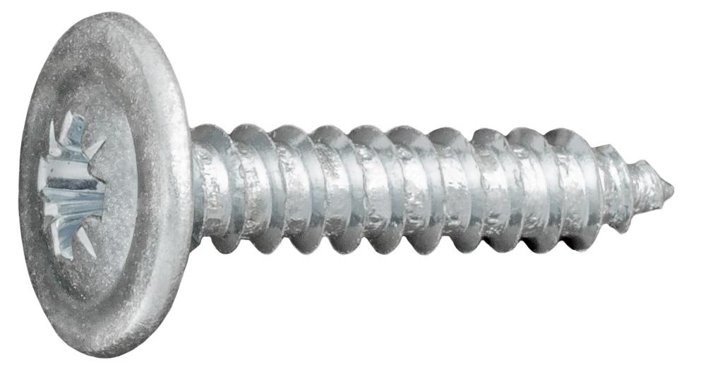 Auveco Item 24450 4.2 X 20mm Phillips Flat Washer Hd T.S. - Zinc. Quantity 100