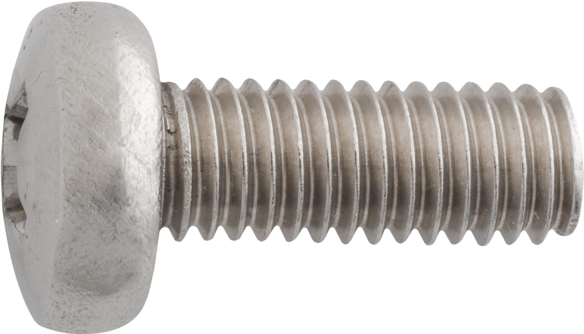Auveco Item 24471 6X16mm Ph Pan Ms-Stainless Steel. Quantity 25