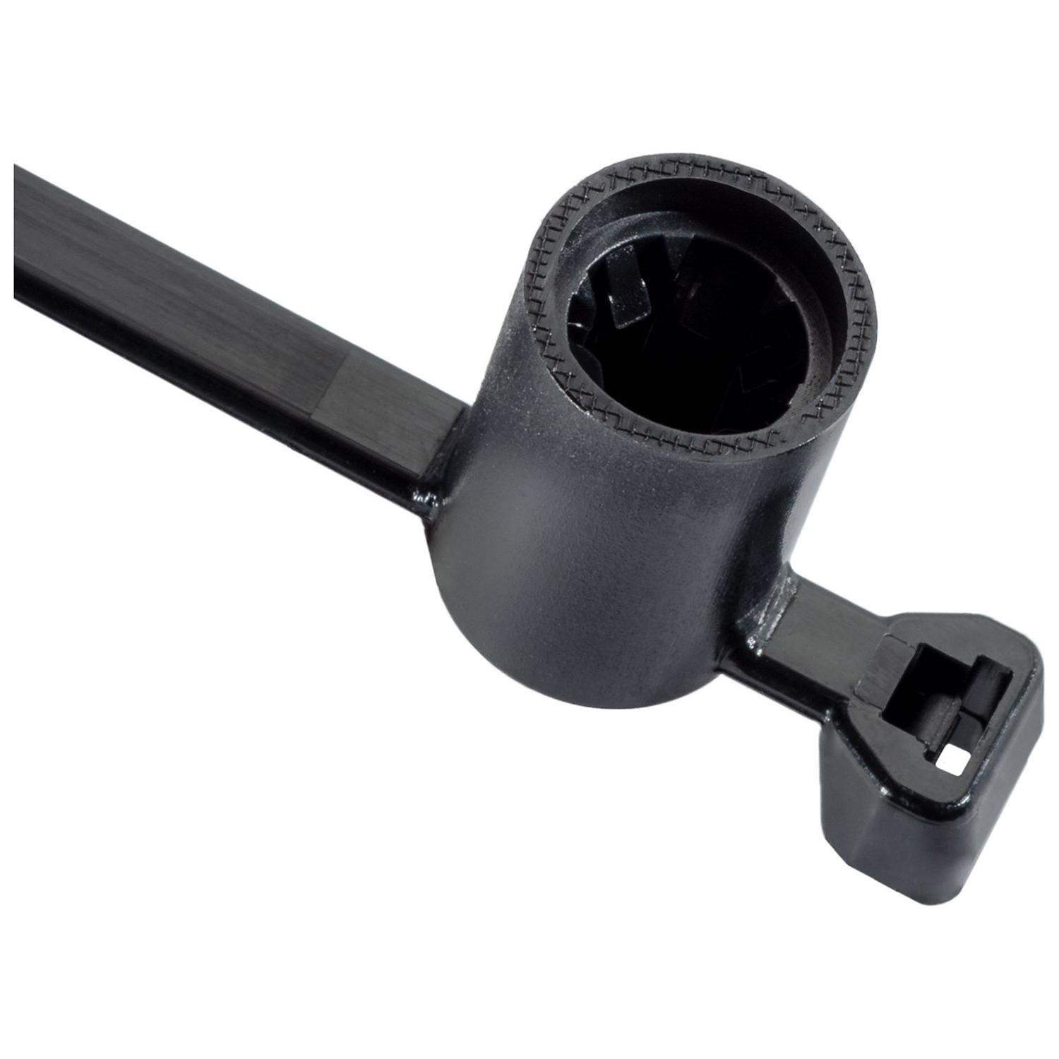 Auveco # 25005 6" Cable Tie With 1/4" Stud Mount. Qty 25.