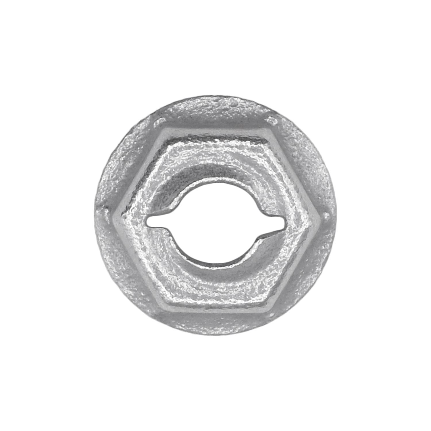 Auveco No. 3404 Thread Cutting Nut 3/16" Stud Size 1/2" Washer Diameter, Quantity - 200