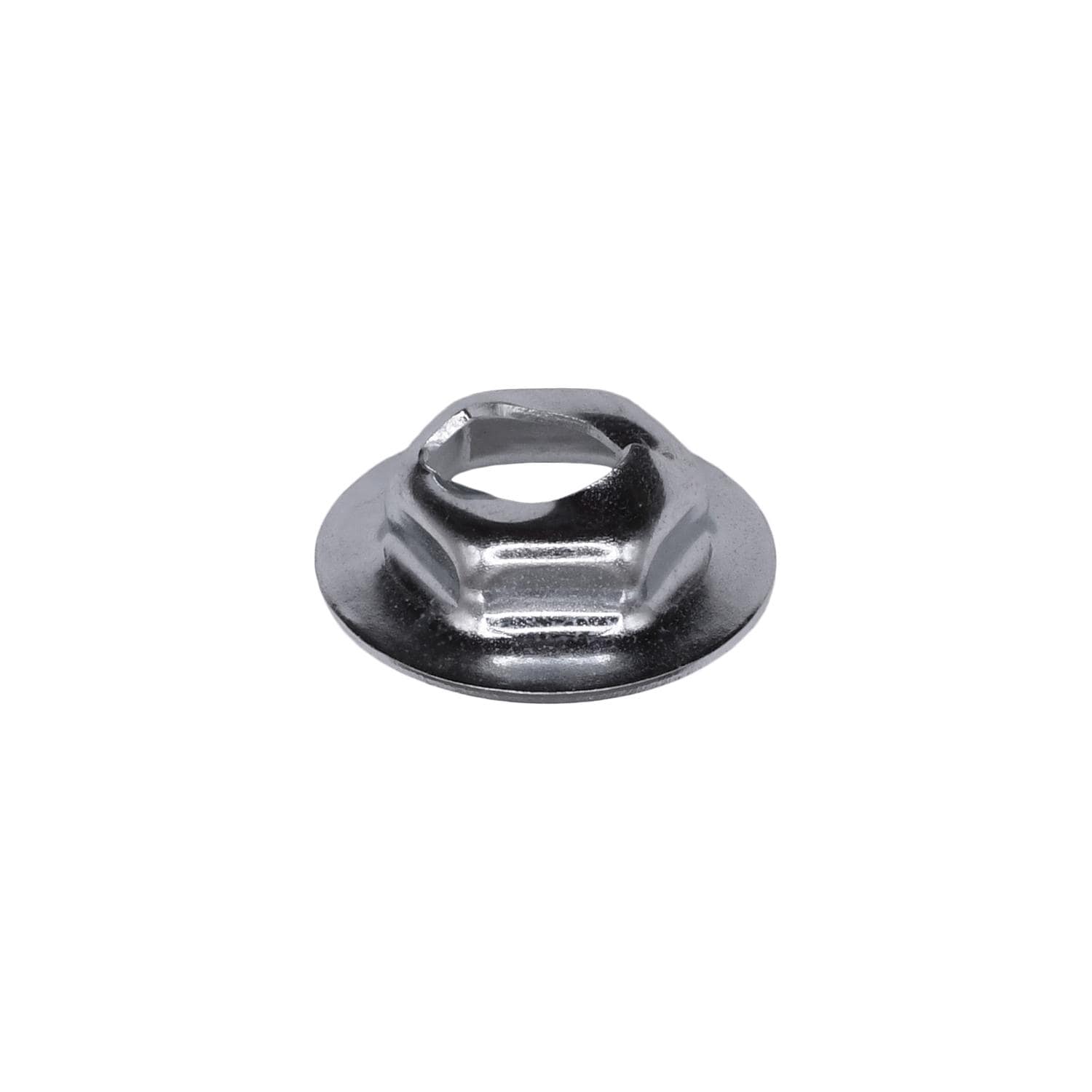 Auveco No. 3405 Thread Cutting Nut 1/4" Stud Size 11/16" Washer Diameter, Quantity - 200