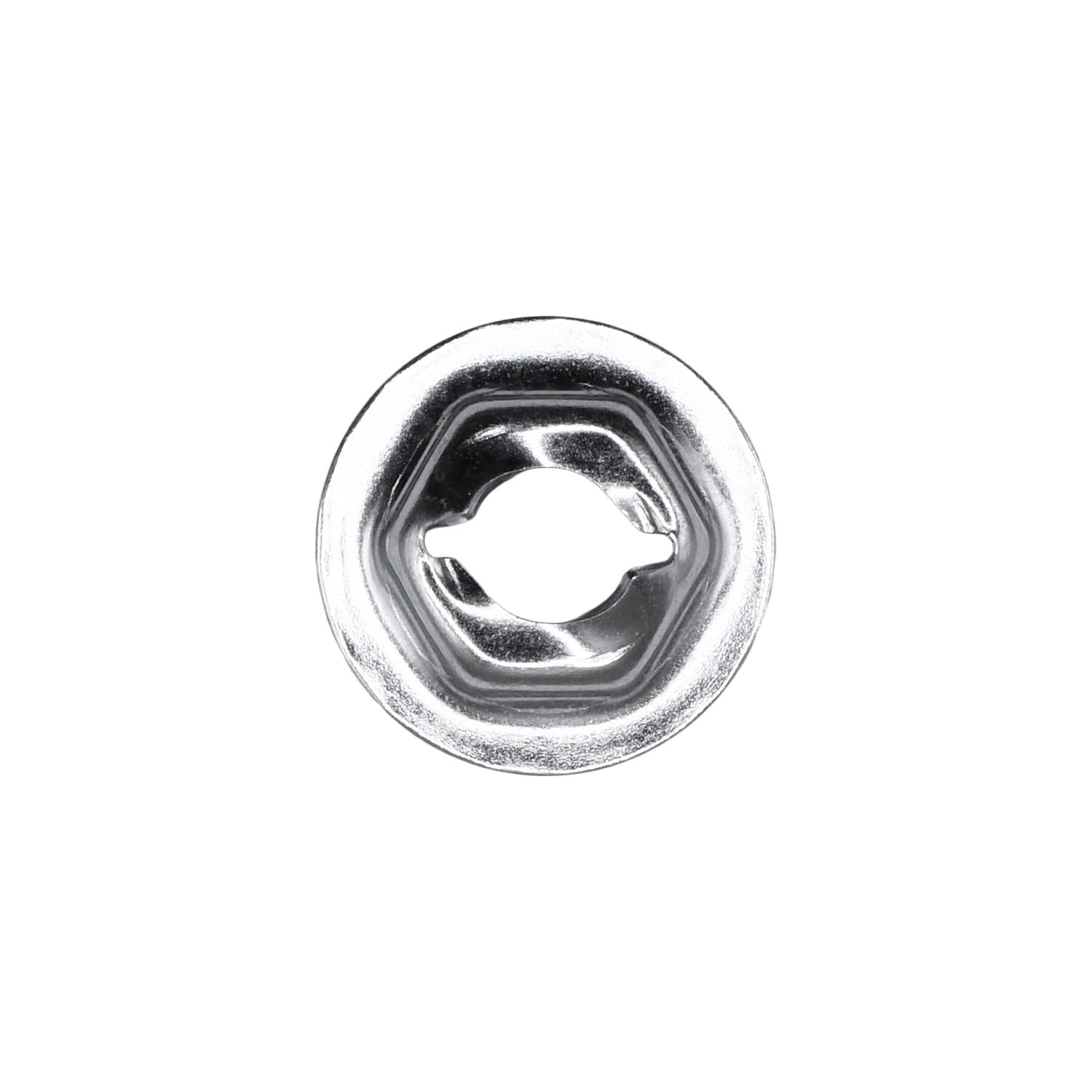 Auveco No. 3405 Thread Cutting Nut 1/4" Stud Size 11/16" Washer Diameter, Quantity - 200