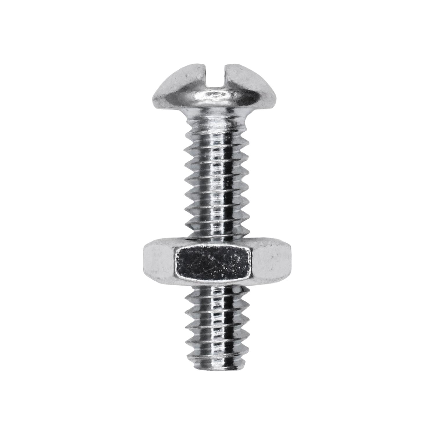 Auveco No. 3712 Round Head Stove Bolt W/Hex Nut 3/16" X 3/4", Quantity - 100