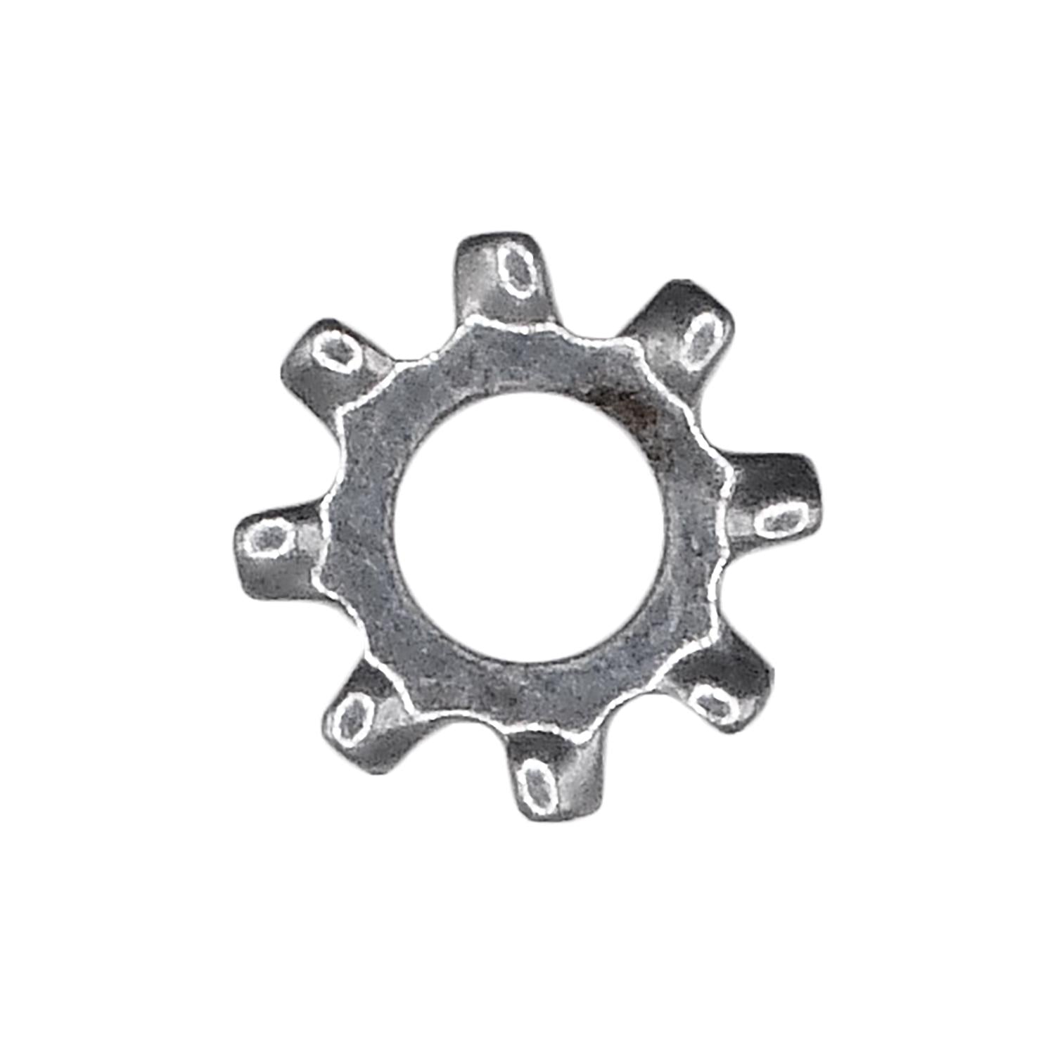 Auveco No. 5249 #4 3/32 External Lock Washers, Quantity - 100