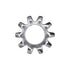 Auveco No. 5252 #10 3/16" External Lock Washers, Quantity - 100