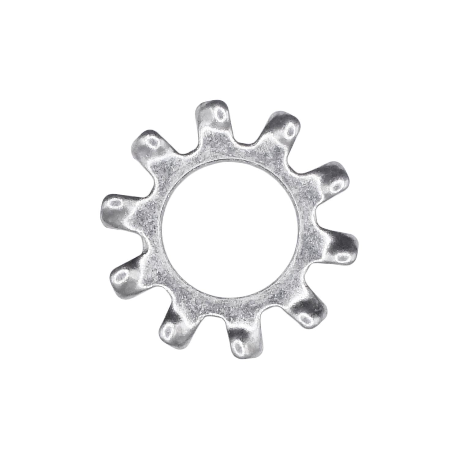 Auveco No. 5254 #14 1/4" External Lock Washers, Quantity - 100