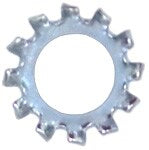 Auveco No. 5272 #10 Countersunk External Lock Washer Zinc, Quantity - 100