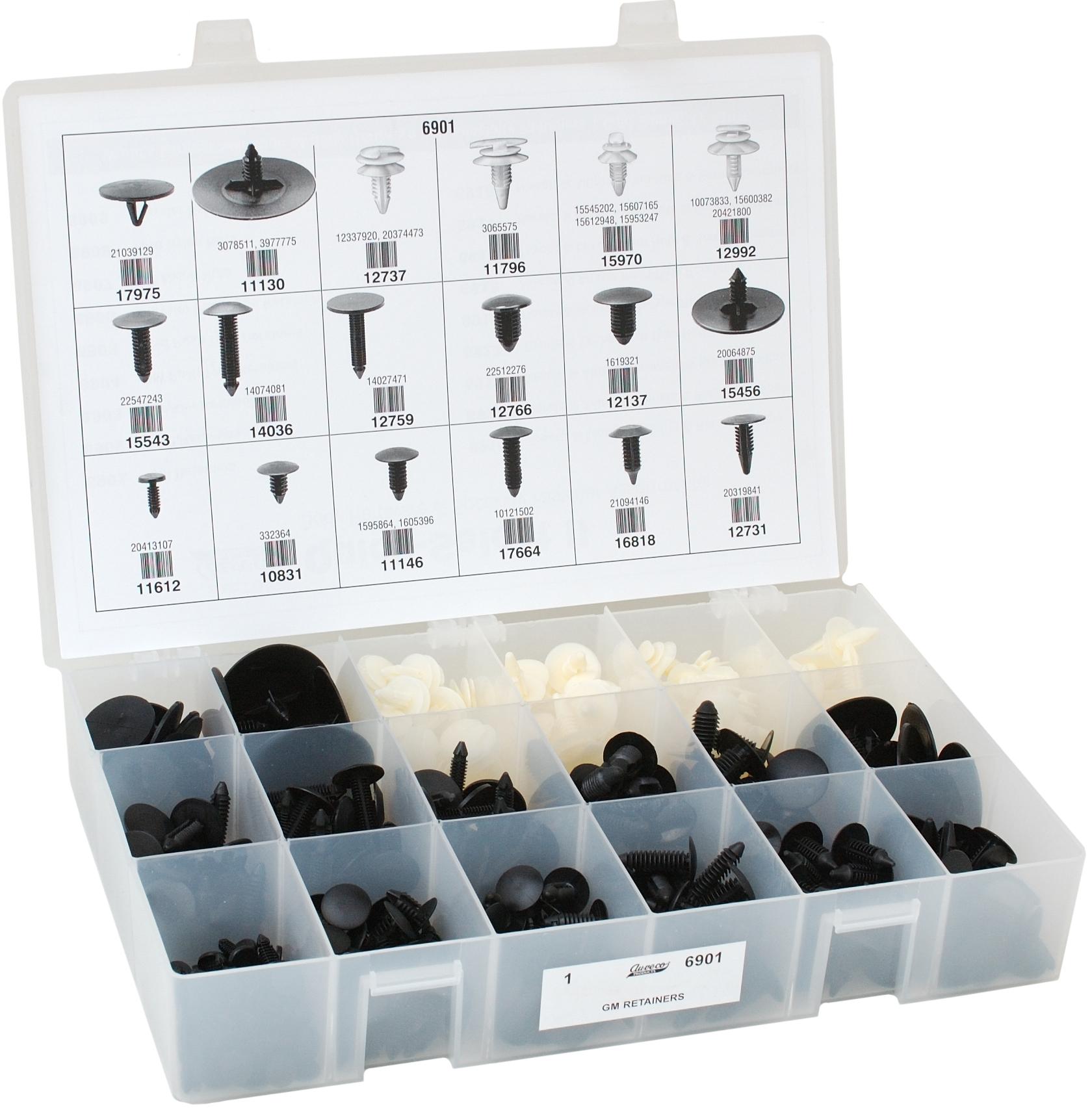 Auveco No. 6901 GM Retainers Quik-Select II Kit, Quantity - 1 KIT