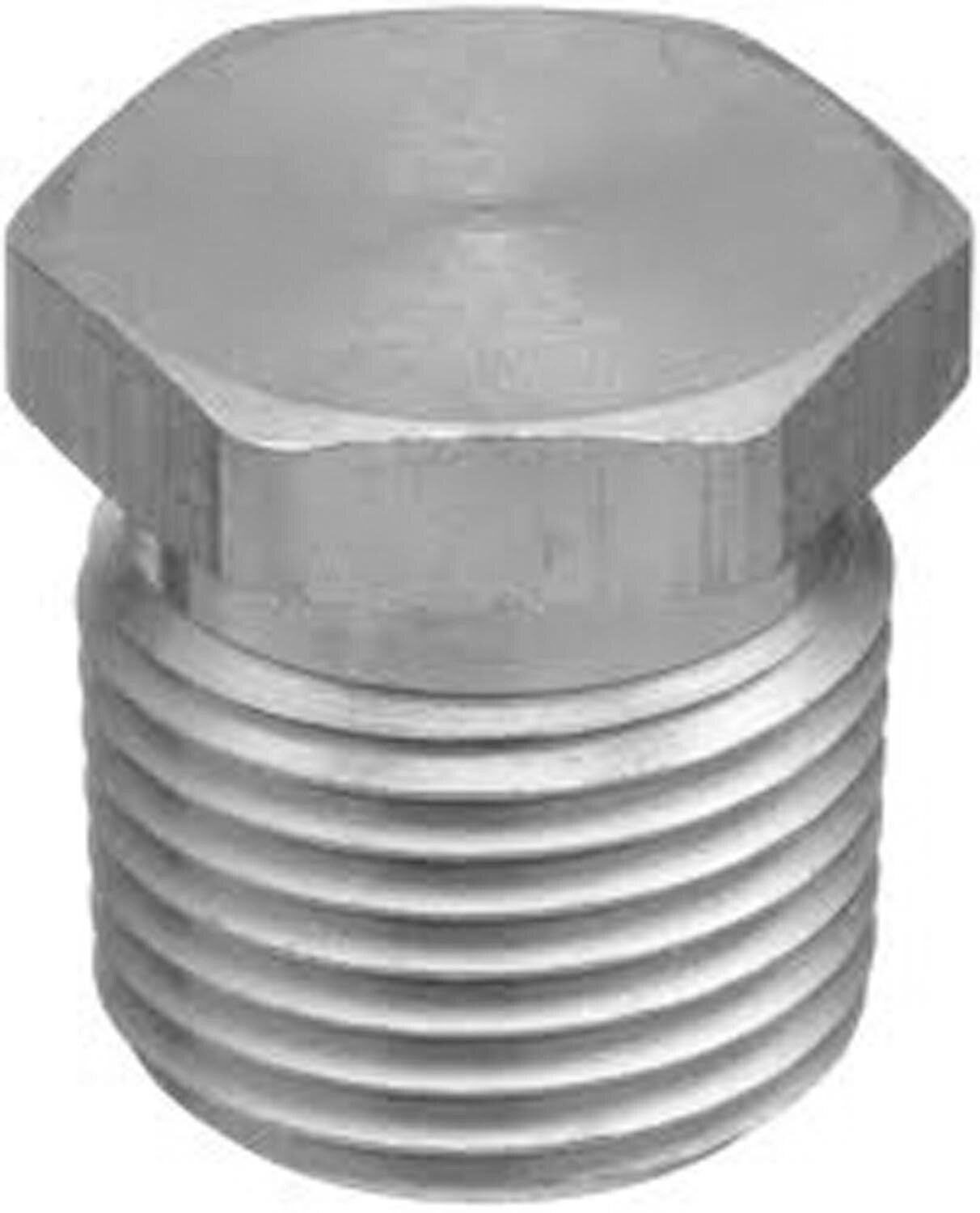 Auveco No. 9279 1/4"-18 Hex Head Pipe Plug, Quantity - 25