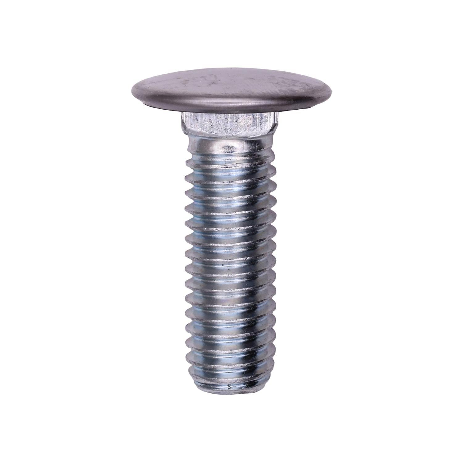 Auveco No. 9354 Bumper Bolt 7/16"-14X 1-3/8" Stainless Steel Cap Pan Head, Quantity - 25