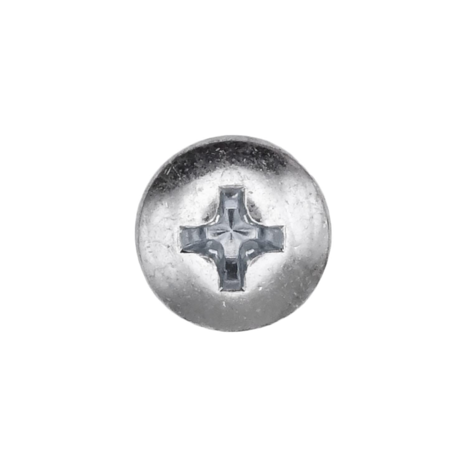 Auveco No. 9607 10-16 X 1/2" Phillips Pan Head #2 Teks Screw Zinc, Quantity - 100