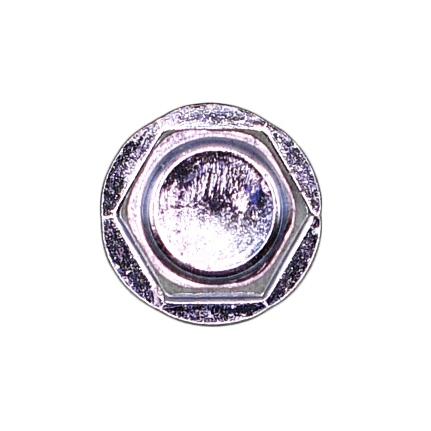 Auveco No. 9611 #8 X 1/2" Hex Washer Head Teks Tapping Screw Zinc, Quantity - 100