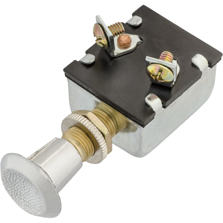 SPDT Push-Pull Switch, 3 Position - Off/On 1/On 1 and 2