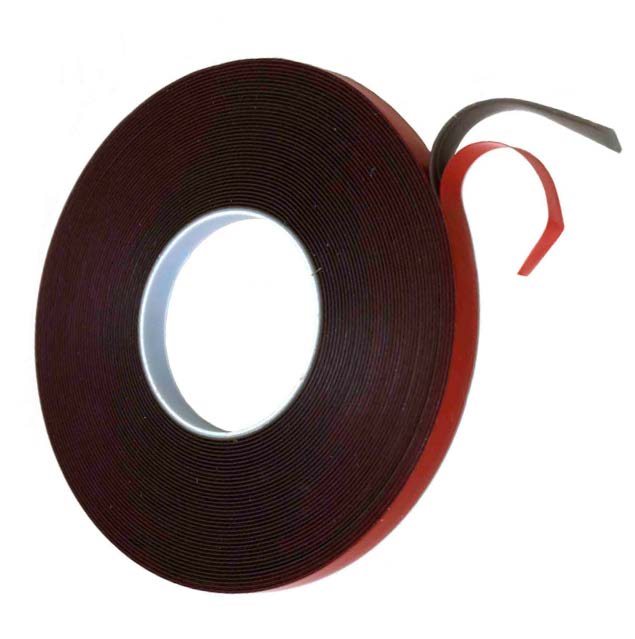 Auveco 21075 Double Sided Acrylic Foam Tape With Red Liner, 045 X 1/2 X 60' Qty 1 