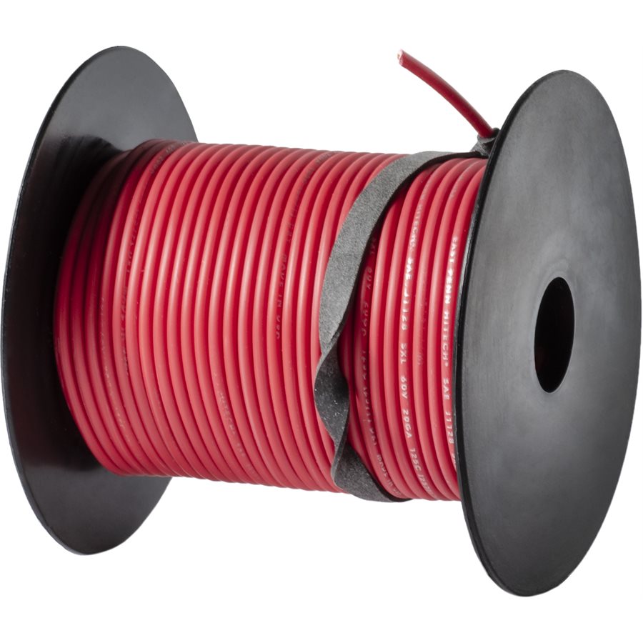 Auveco 22733 Primary SXL Wire 20 Gauge Red Qty 1 