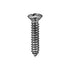 Auveco # 2713 8 X 1" Phillips Oval Head Tapping Screw Chrome. Qty 100.