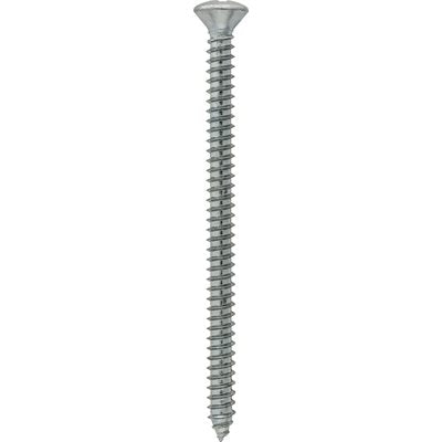Auveco # 3205 8 X 2-1/2" Phillips Oval Tapping Screw Zinc. Qty 100.