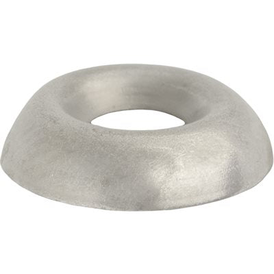 Auveco # 612 #4 Countersunk Washer Nickel On Brass. Qty 100.
