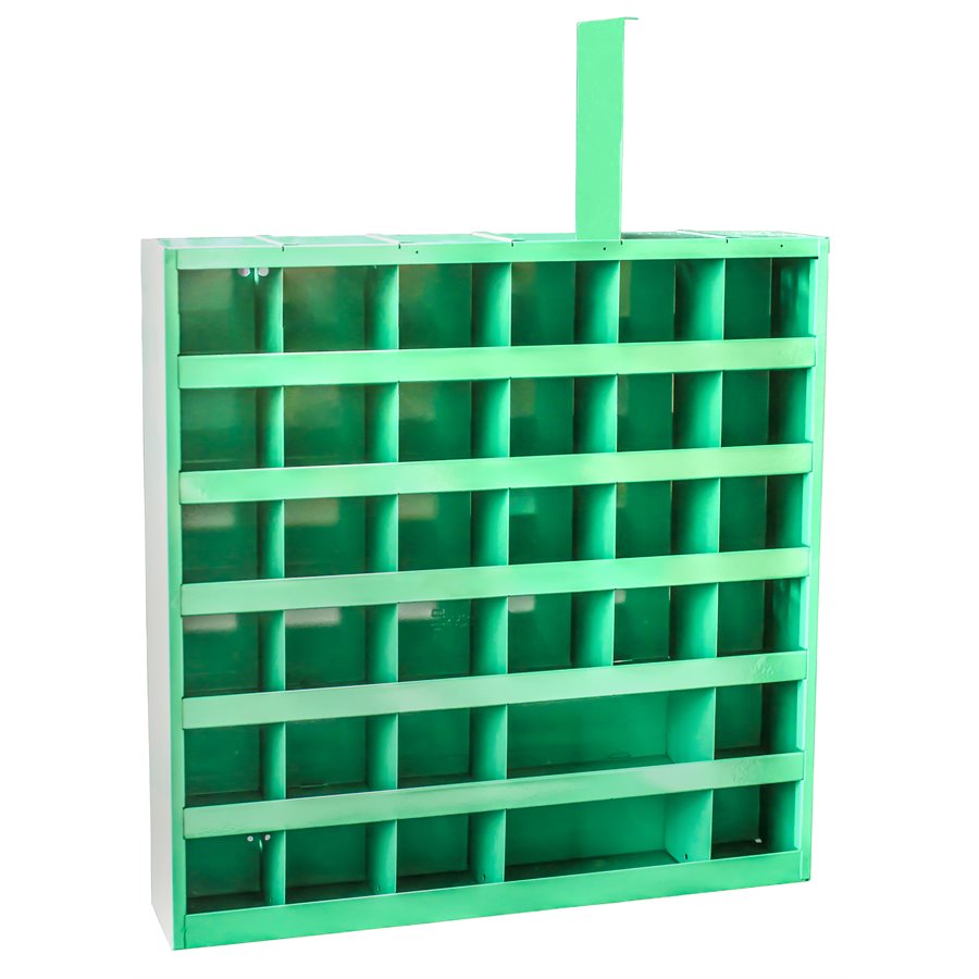 Auveco # MB-36 36 Compartment Multi-Purpose Bin. Qty 1.