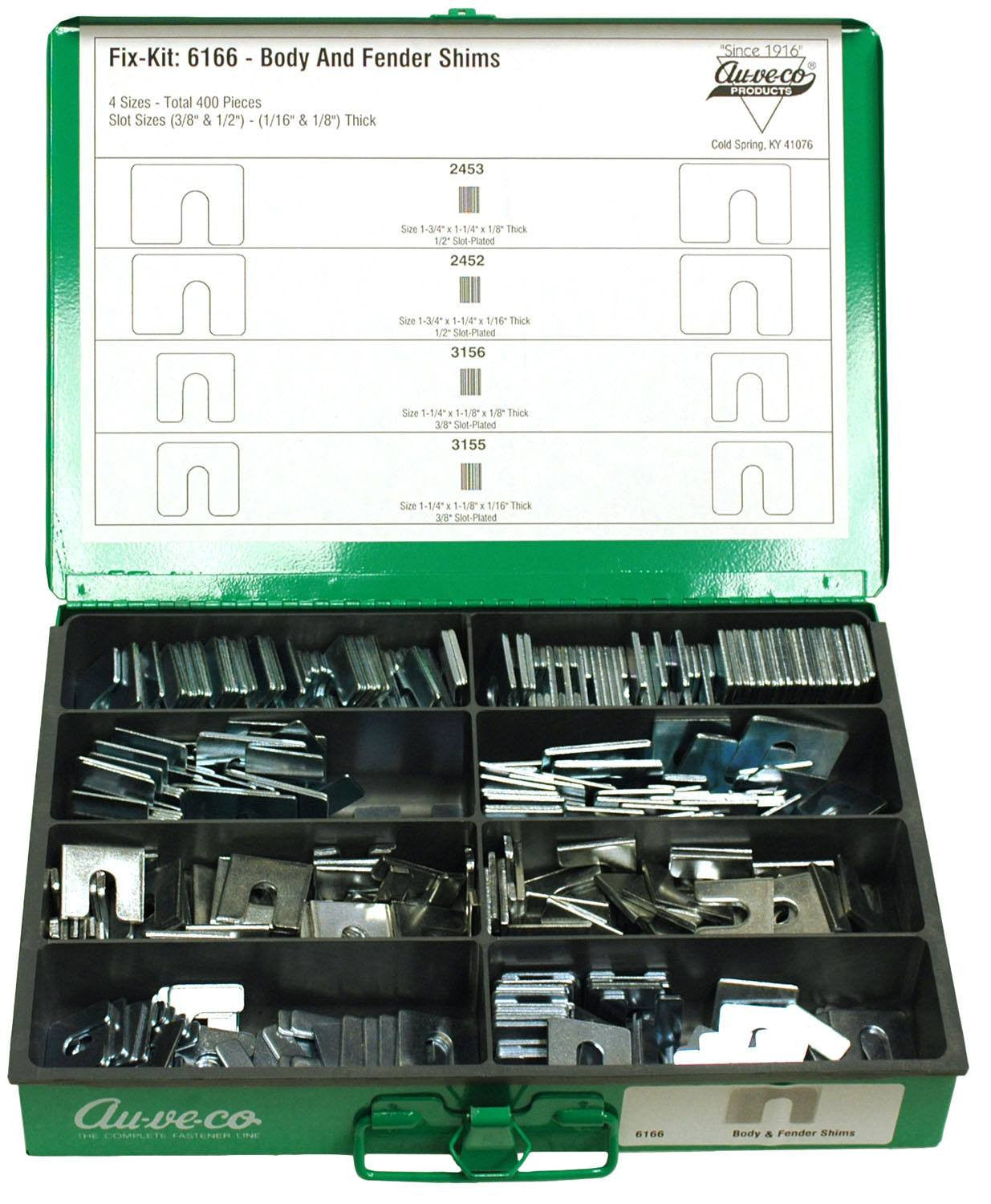 Grade A Tools Self Piercing Rivets 1500 Piece with Storage Case