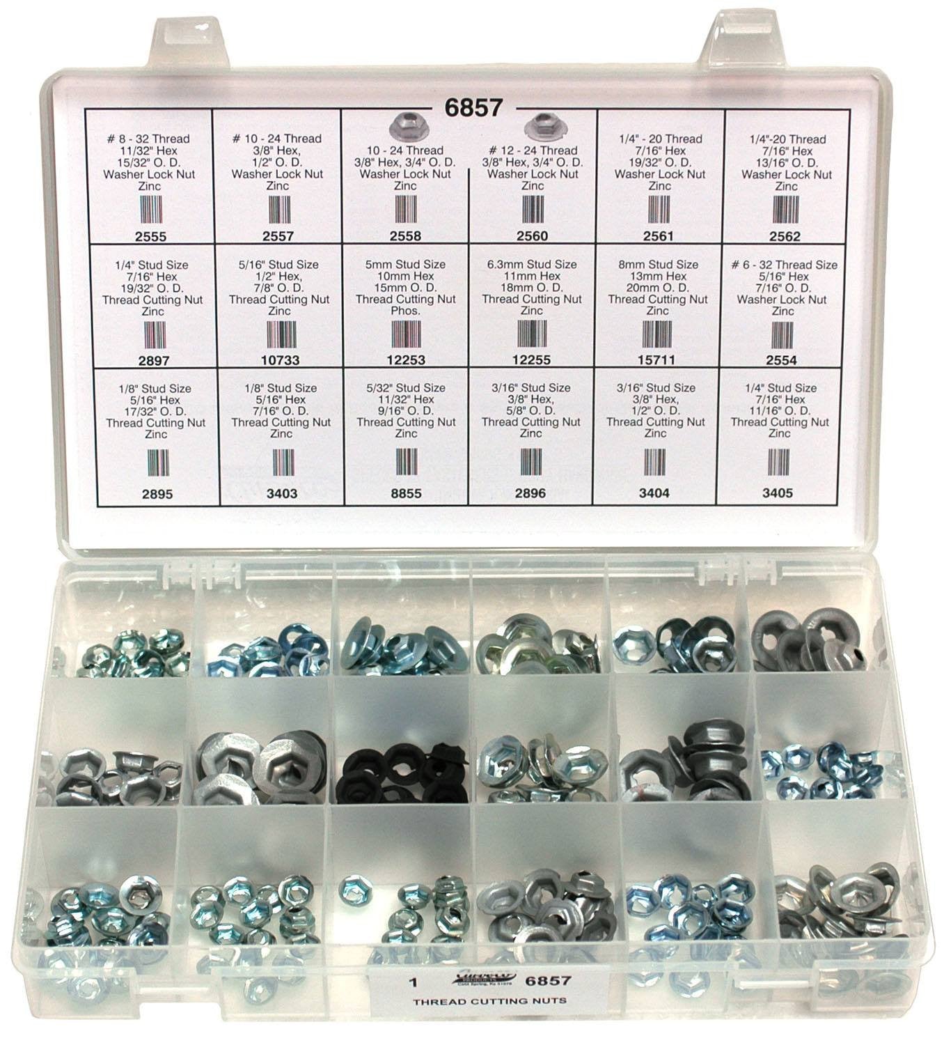 Auveco 6857 Thread Cutting Nut Quik-Select Kit Qty 1 