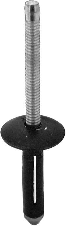 Auveco 19263 Split-Type Rivet 1/4 Dia 3/16 -3/8 Grip Aluminum Qty 25 