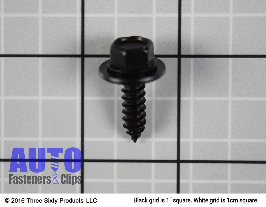 Auveco 12351 6 3-1 81 X 20mm Hex Washer Head SEMS - Black Polyseal Qty 50 
