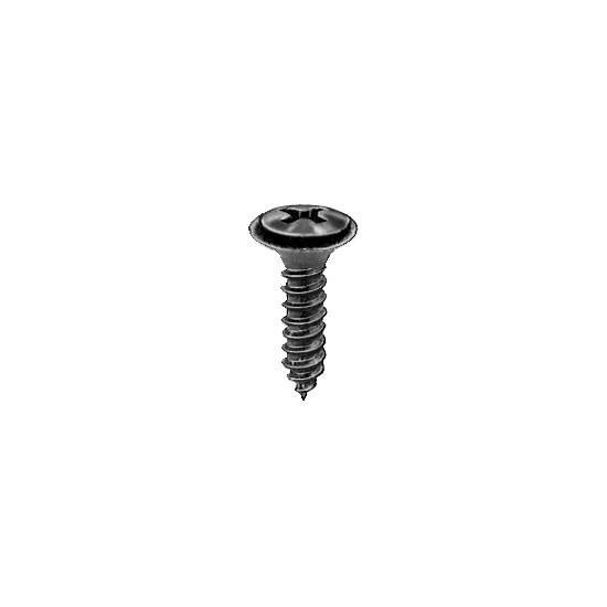 Auveco 10652 8-18 X 5/8 Phillips Oval 6 Head AB With SEMS Tapping Screw - Black Ox Qty 100 
