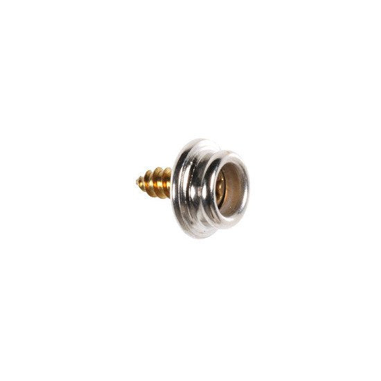 Auveco 7680 Nickel On Brass Phillips Wood Screw Stud Snap Fasteners Qty 100 