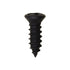 Auveco No. 10162 #8 X 1/2" Phillips Oval Head Tapping Screw W/ #6 Head Black Oxide, Quantity - 100