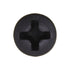 Auveco No. 10162 #8 X 1/2" Phillips Oval Head Tapping Screw W/ #6 Head Black Oxide, Quantity - 100