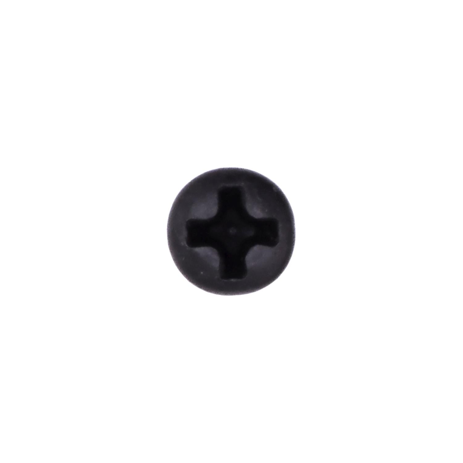 Auveco No. 10164 #8 X 3/4" W/#6 Head Phillips Oval Head Tapping Screw Black Oxide Ab, Quantity - 100