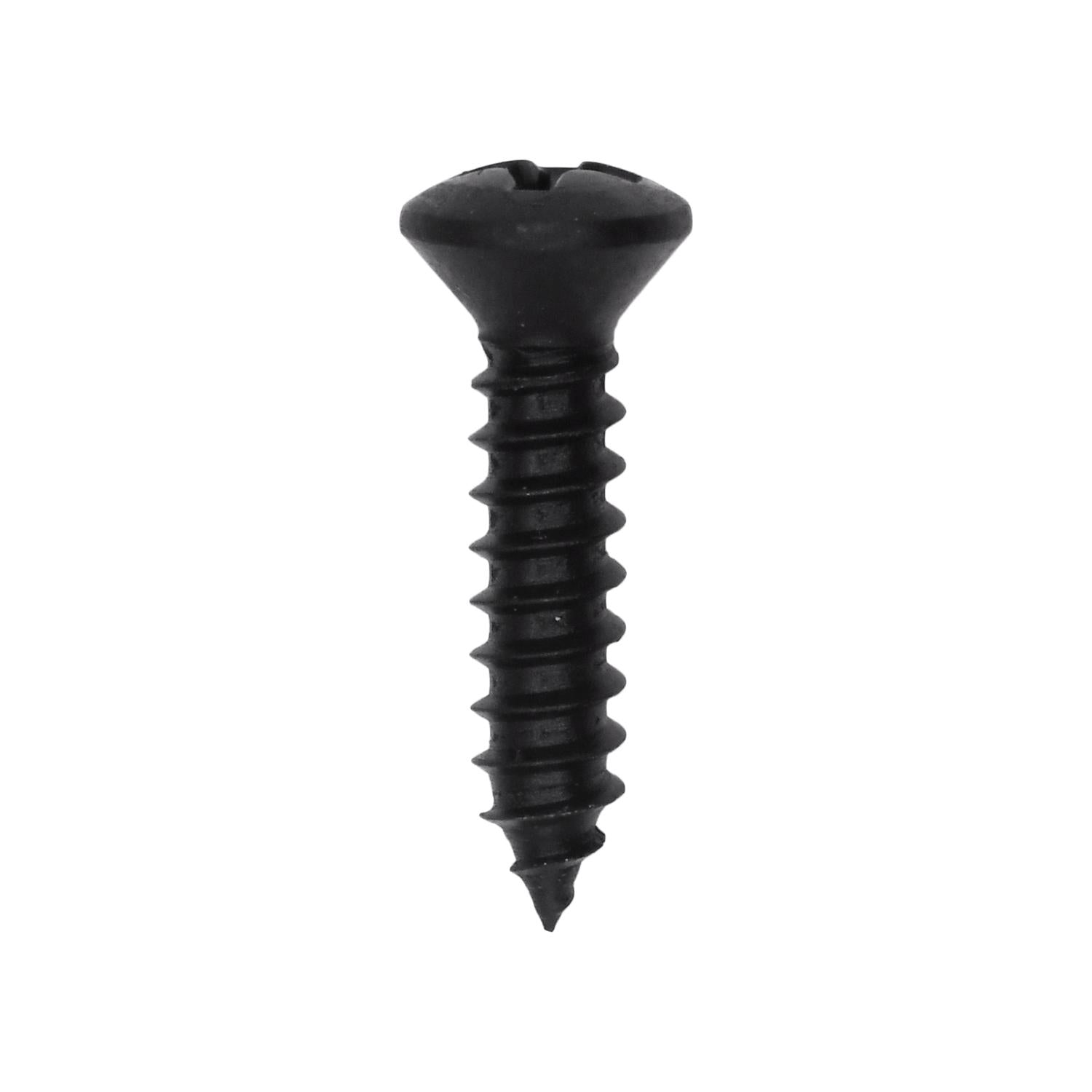 Auveco No. 10165 #8 X 3/4" Phillips Oval Head Tapping Screw Black Oxide, Quantity - 100