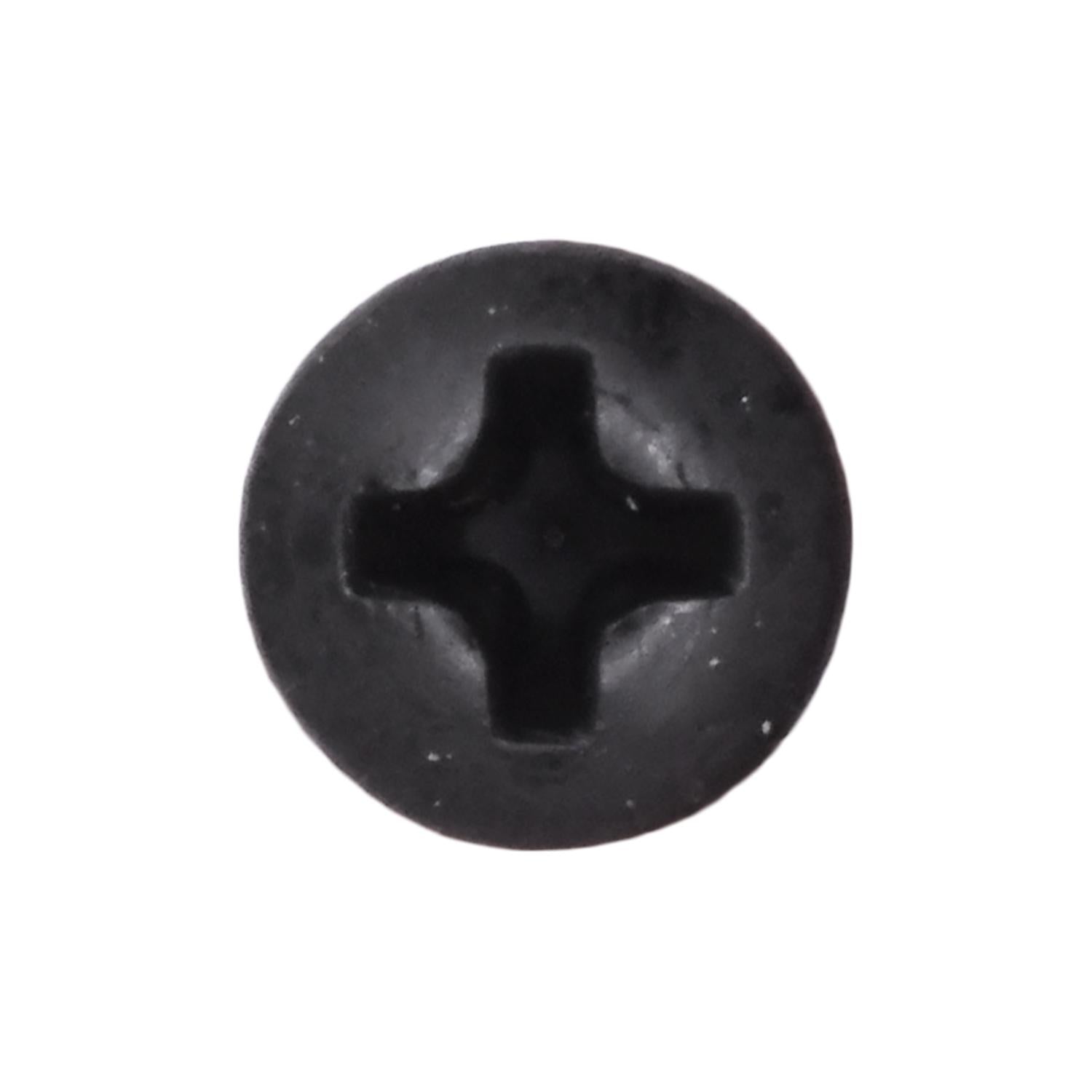 Auveco No. 10165 #8 X 3/4" Phillips Oval Head Tapping Screw Black Oxide, Quantity - 100