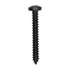 Auveco No. 10183 #8 X 1-1/4" Phillips Pan Head Tapping Screw Black Oxide, Quantity - 100