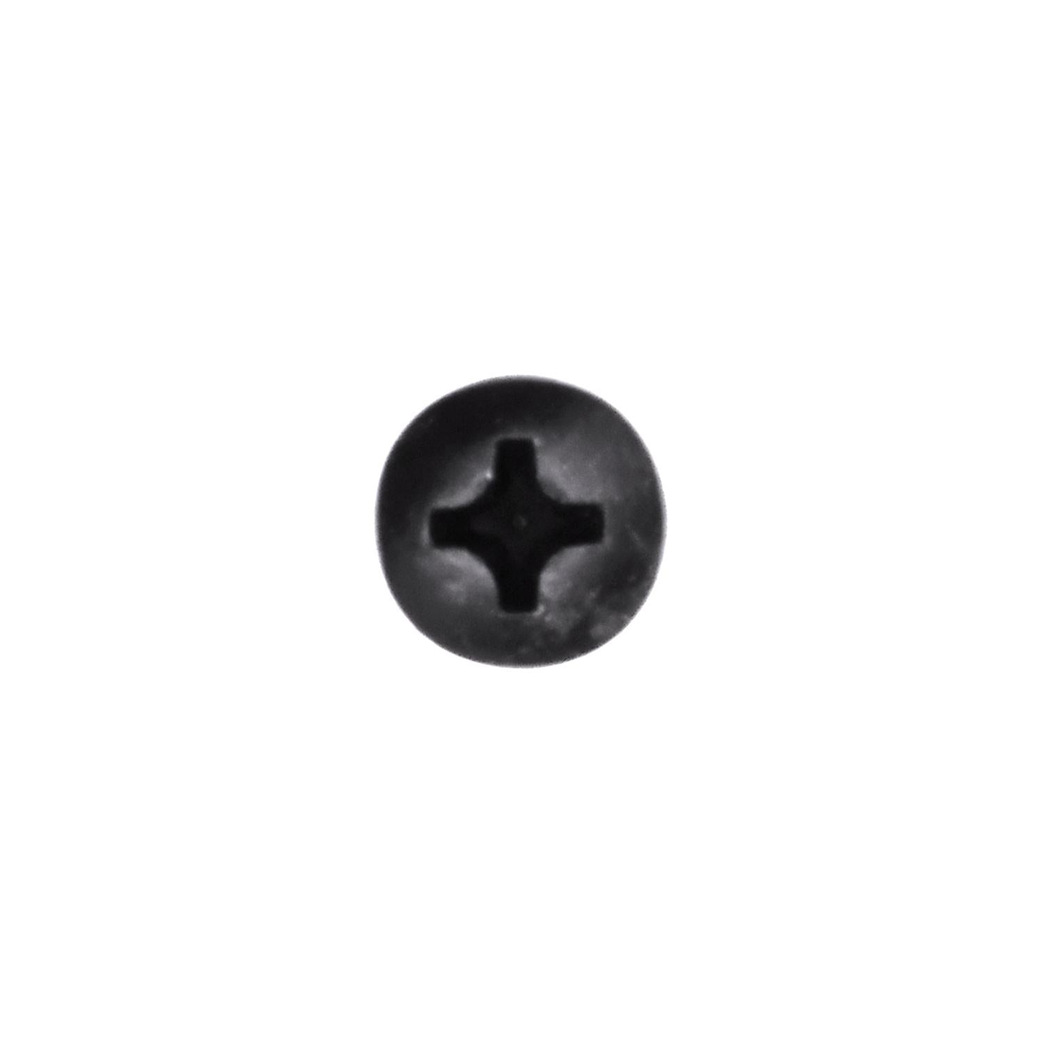 Auveco No. 10183 #8 X 1-1/4" Phillips Pan Head Tapping Screw Black Oxide, Quantity - 100