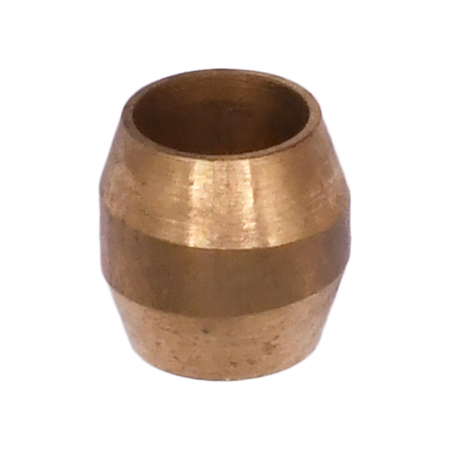 Auveco # 101 Brass Compression Sleeves Ferrules 1/8". Qty 25.