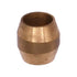 Auveco # 101 Brass Compression Sleeves Ferrules 1/8". Qty 25.