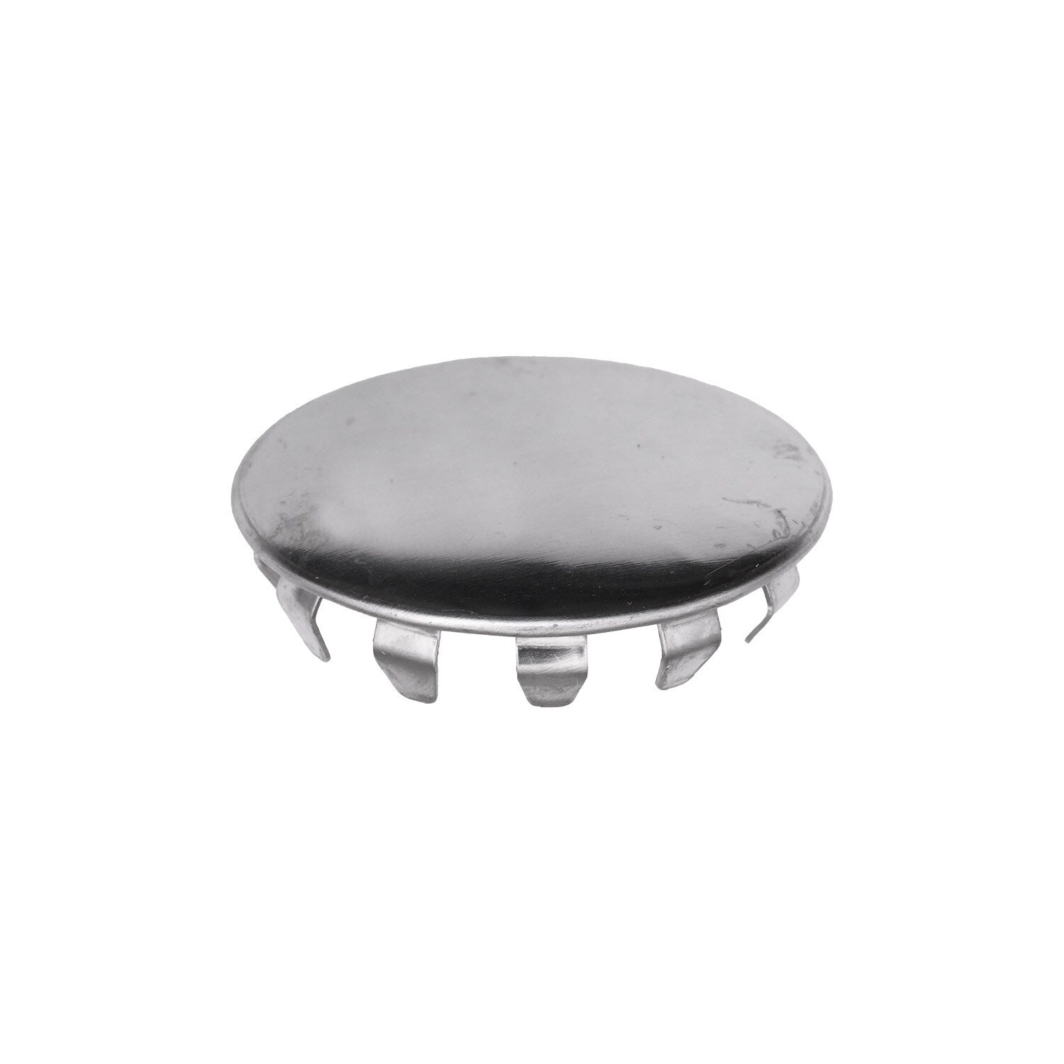 Auveco No. 10232 Metal Plug Button 1-1/2" Hole Nickel Pltd, Quantity - 10