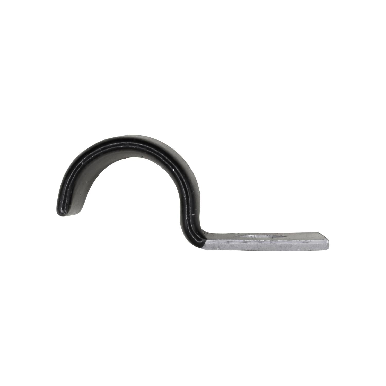 Auveco # 10613 Half Clamp 1/2"- Galvanized Vinyl Coated. Qty 25.
